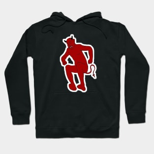 This Red Devil Is Hopping Mad! Hoodie